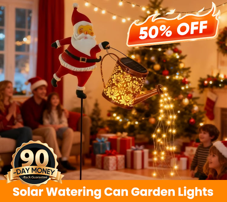 Solar Watering Can Garden Lights