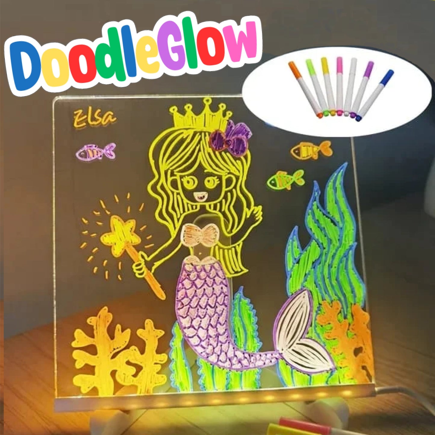 DoodleGlow™️- Endless Creativity