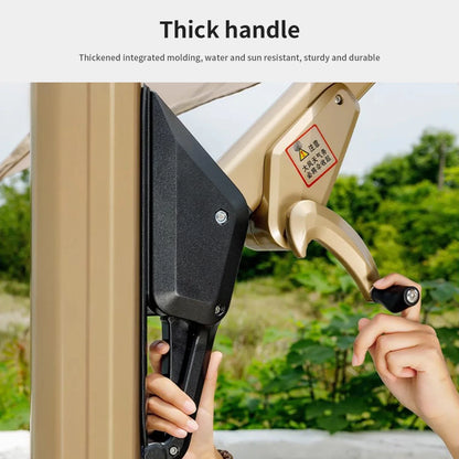 Umbrella with Integrated Solar LED – Modern Design, Solar Lighting, and Smart Adjustment