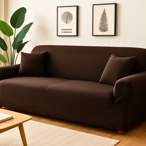 Universal Smooth Stretch Protective Sofa Cover for 1, 2 & 3-Seater Sofas